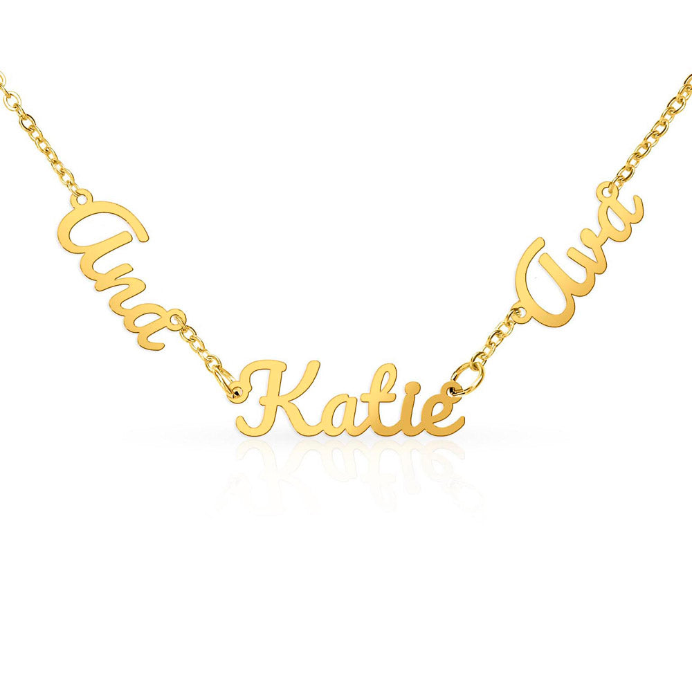 Family Name Necklace — Multiple Names, One Piece