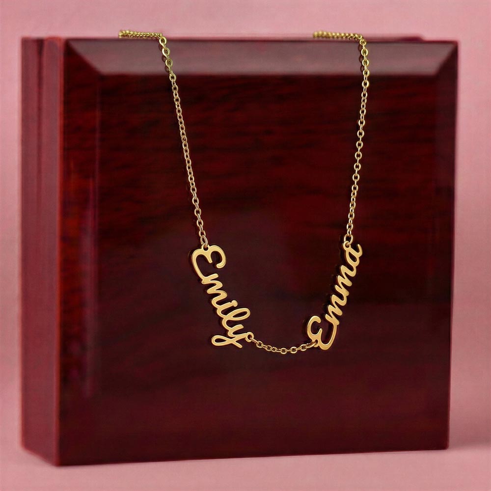 Family Name Necklace — Multiple Names, One Piece