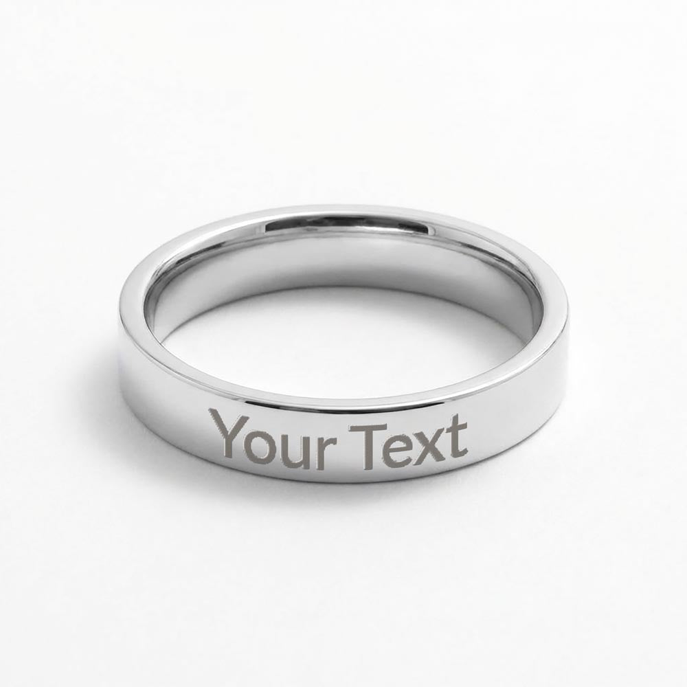 Engraved Love Ring for Her