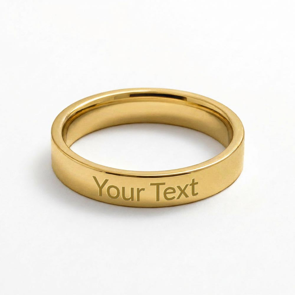 Engraved Love Ring for Her