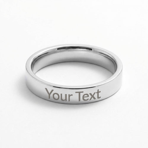 Engraved Love Ring for Her