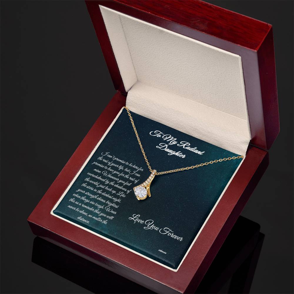 14k white gold personalized star necklace with cubic zirconia in luxury gift box. - Everlasting Star Necklace - Arkenova Jewelry