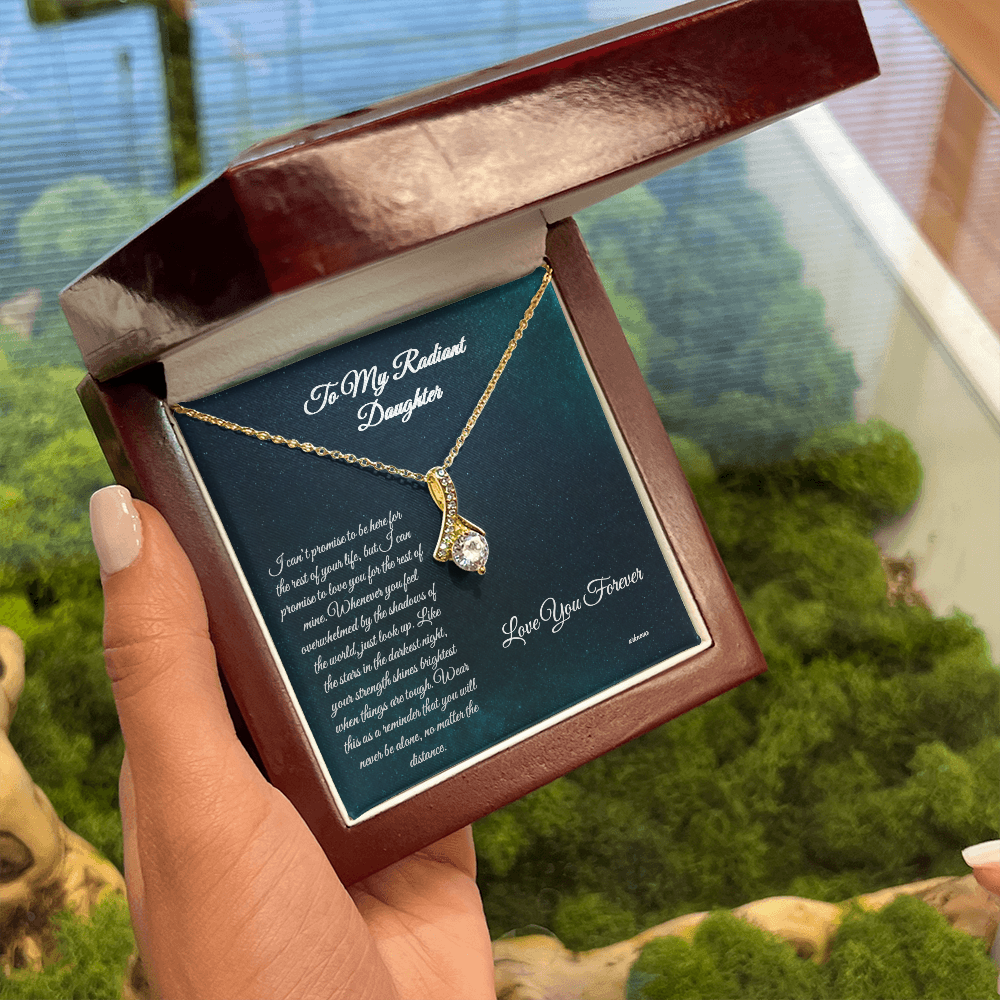 Personalized 14k white gold star necklace with cubic zirconia in a luxury anniversary gift box for her. - Everlasting Star Necklace - Arkenova Jewelry
