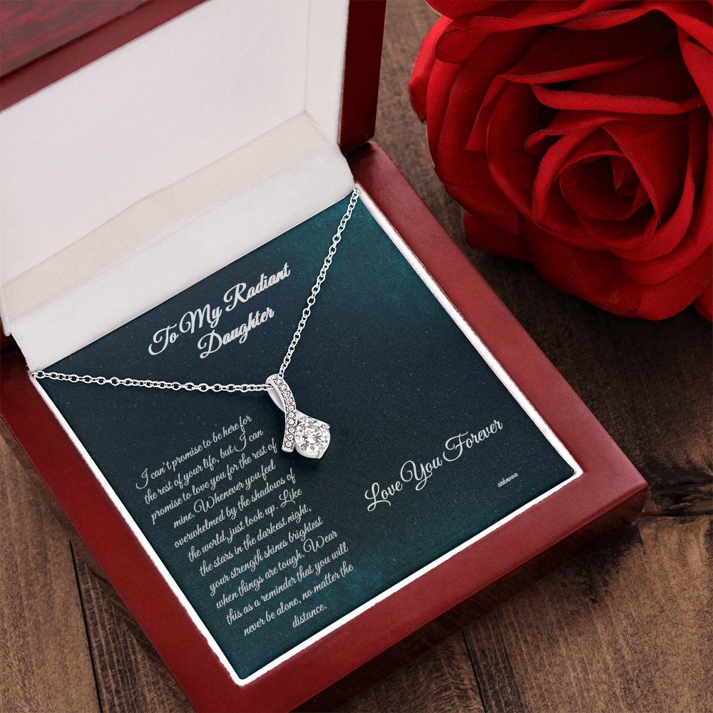 Personalized 14k white gold star necklace with cubic zirconia in a luxury gift box, perfect anniversary jewelry for her. - Everlasting Star Necklace - Arkenova Jewelry