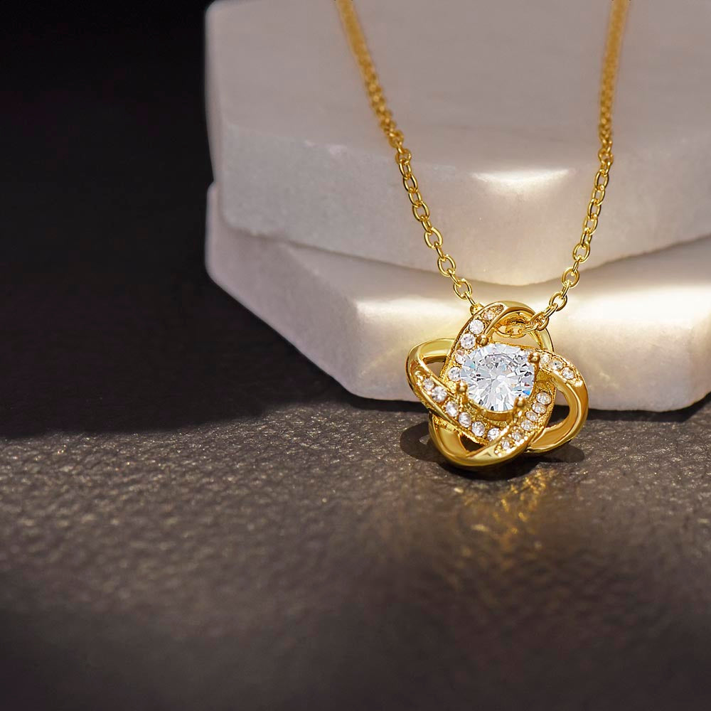 para mi hermosa madre -Love Knot Necklace