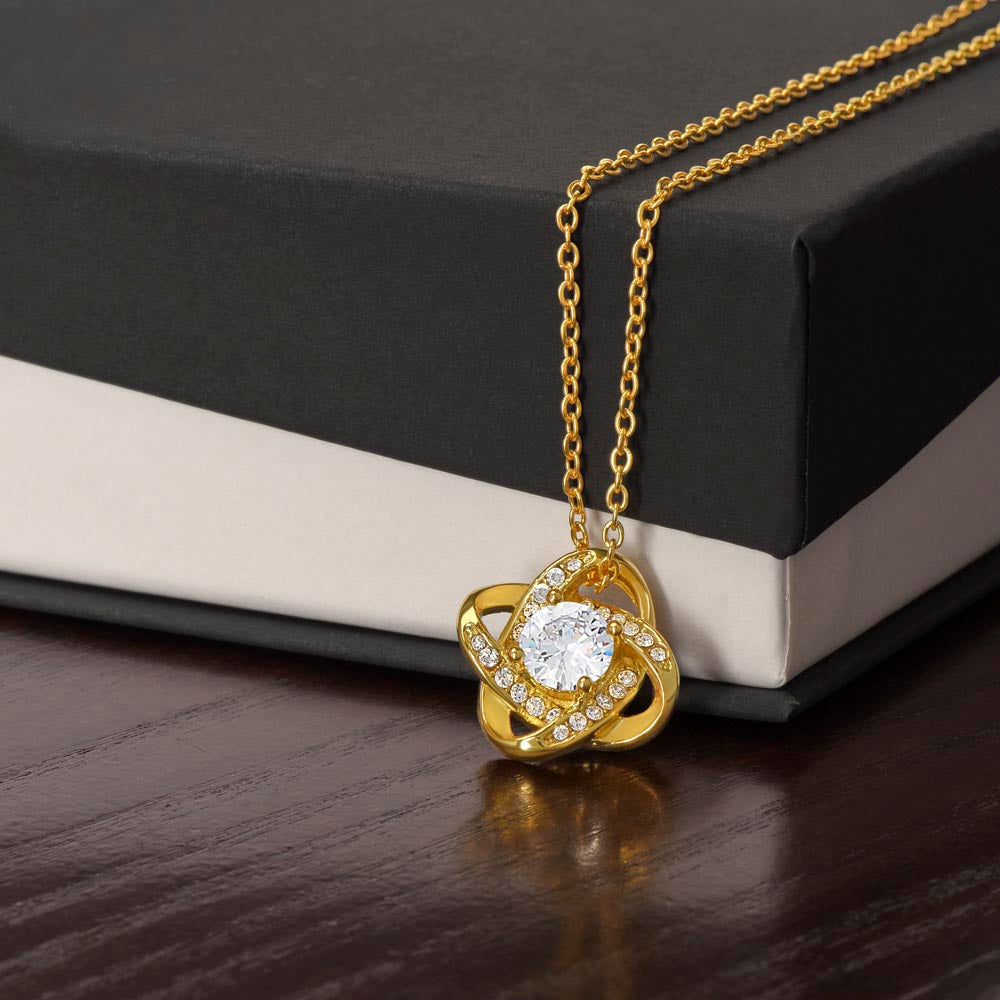 para mi hermosa madre -Love Knot Necklace