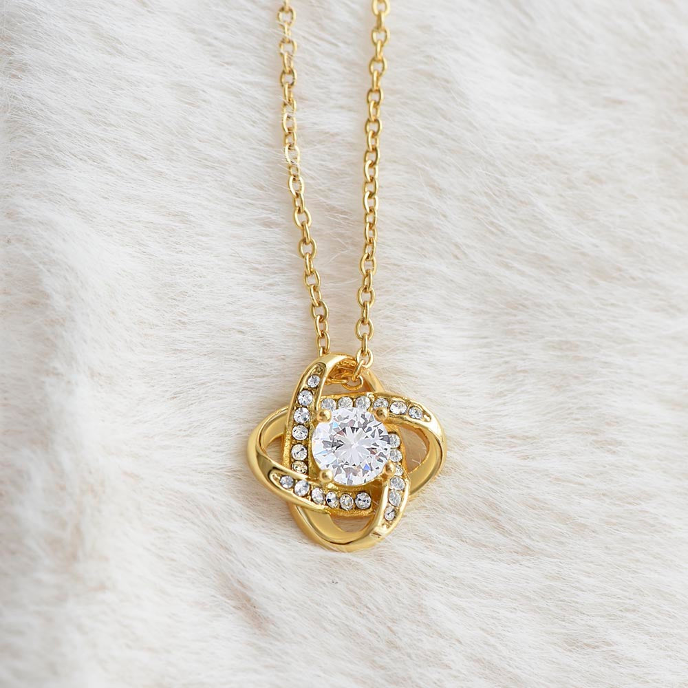 14K yellow gold personalized necklace with cubic zirconia heart pendant, romantic anniversary gift for her. - To My Forever Home - Arkenova Jewelry