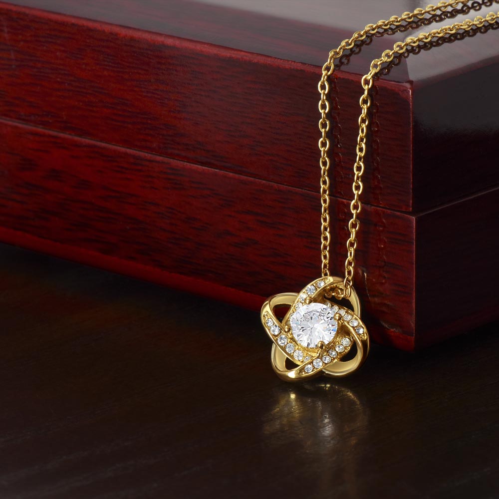 para mi hermosa madre -Love Knot Necklace