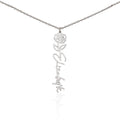 Flower Name Necklace - The perfect necklace for her